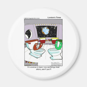 Íman Banheiras De Espaço Exterior Camisetas Engraçadas 