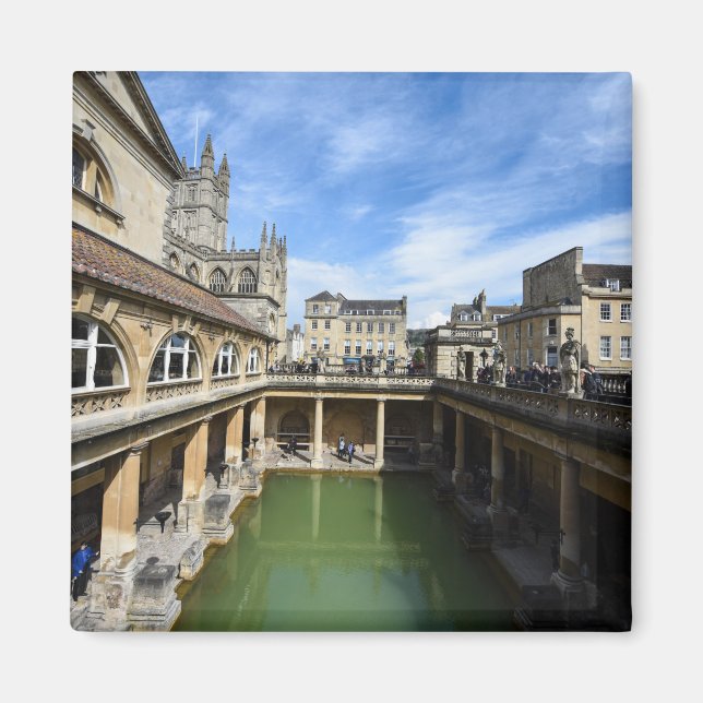 Íman Banheiras romanas em Bath na Inglaterra (Frente)