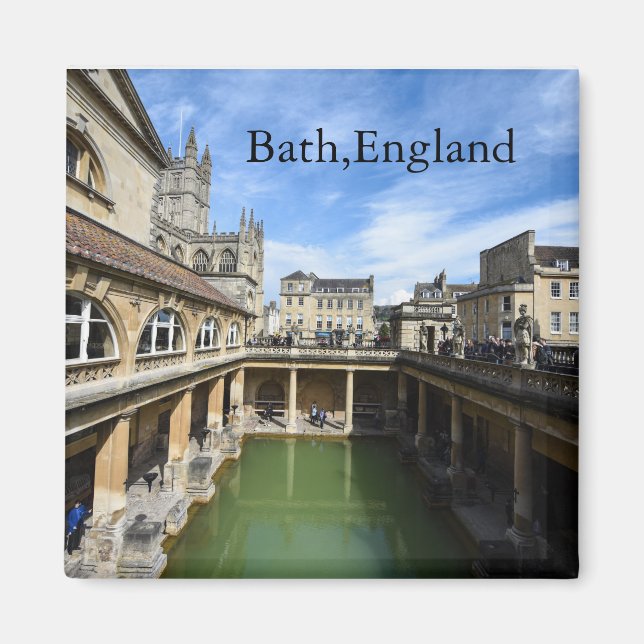Íman Banheiras romanas em Bath na Inglaterra (Frente)