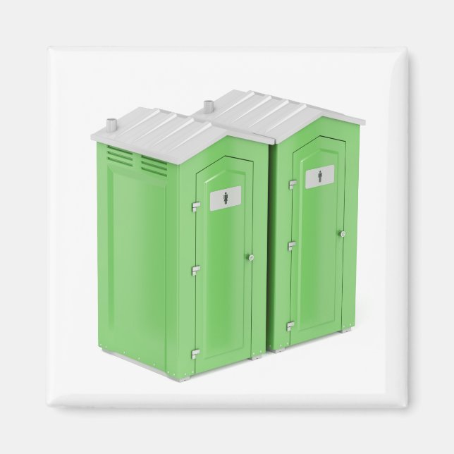 Íman Banheiros químicos portáteis (Frente)