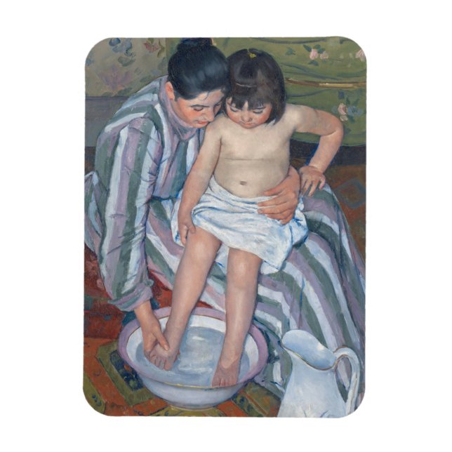 Íman Banho infantil, 1893 (óleo na canvas) (Vertical)