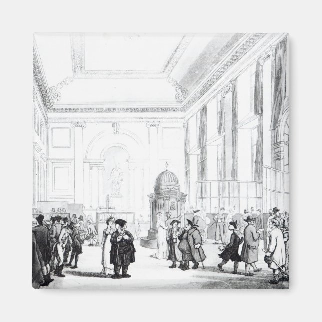 Íman Bank of England, Excelente Hall, de Ackermann (Frente)