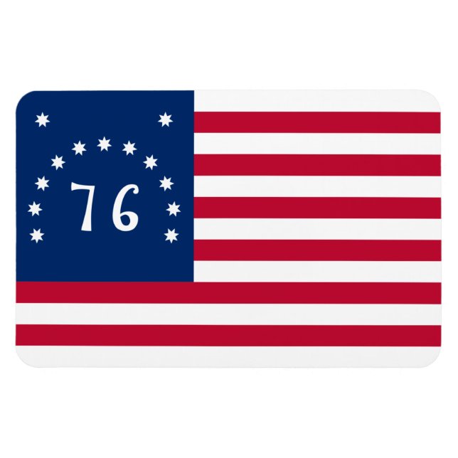 Íman Banner de Bennington: A bandeira da batalha americ (Horizontal)