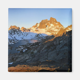 Íman Banner Peak Sunrise Garnet Lake - Trilha John Muir