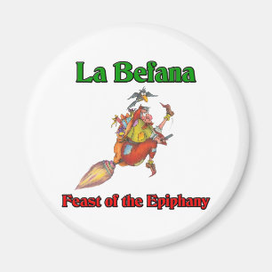 Íman Banquete de Befana do La (bruxa do Natal) do