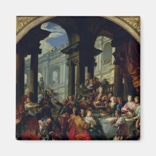 Íman Banquete sob um Portico iónico, c.1720-25