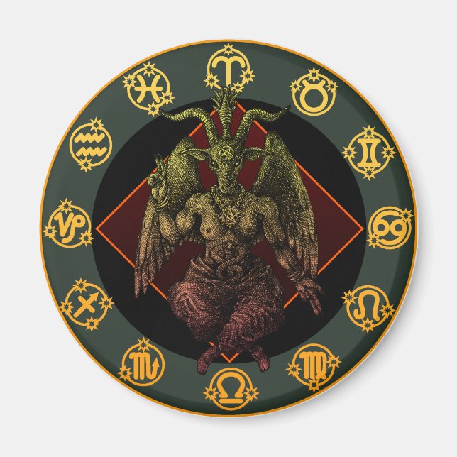 Íman baphomet3 (Frente)