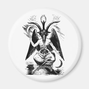 Íman Baphomet (preto)