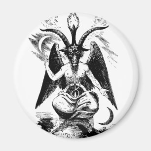Íman Baphomet (preto)