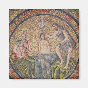 Íman Baptismo do cristo por John The Baptist