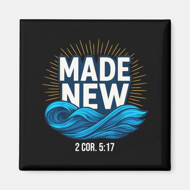 Íman Baptized Made New Baptism  (Frente)