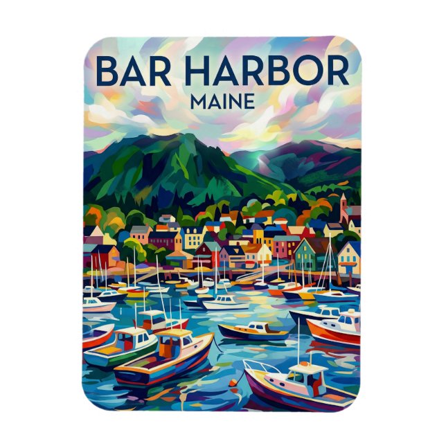 Íman Bar Harbor EUA (Vertical)