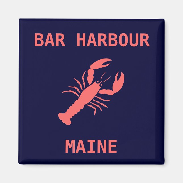 ÍMAN BAR HARBOR MAGNET (Frente)
