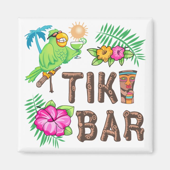 ÍMAN BAR TROPICAL TIKI (Frente)