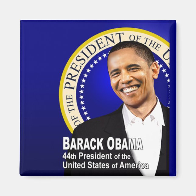 Íman Barack é 44 Magnet (Frente)