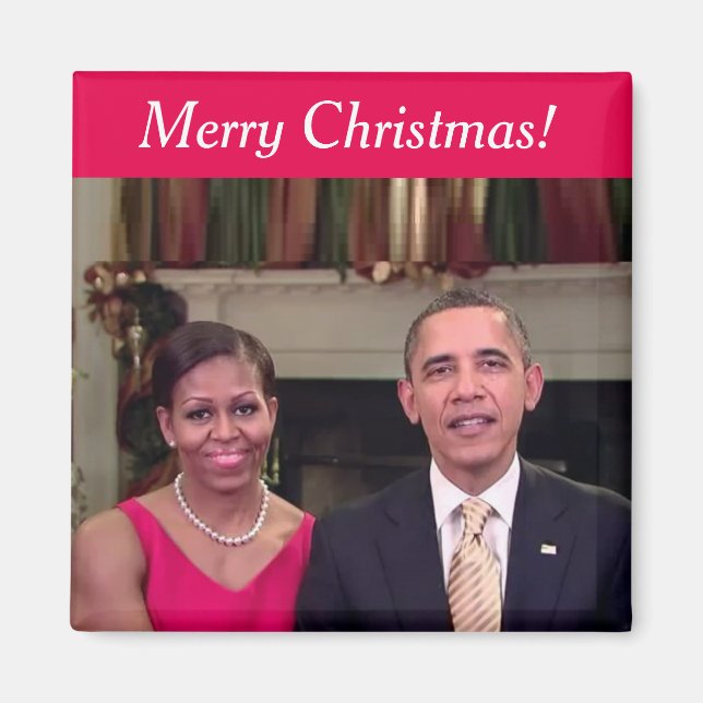 Íman Barack e Michelle 2011WA - Magnet (Frente)