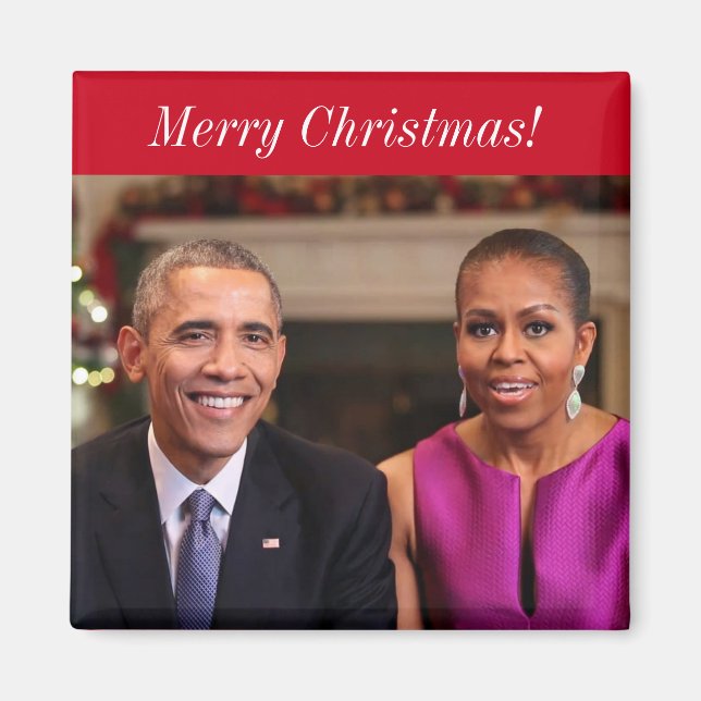 Íman Barack e Michelle 2014WA - Magnet (Frente)
