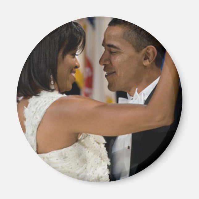 Íman Barack e Michelle Obama (Frente)