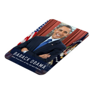 Íman Barack Obama 44, EUA - Fotografia Magnet