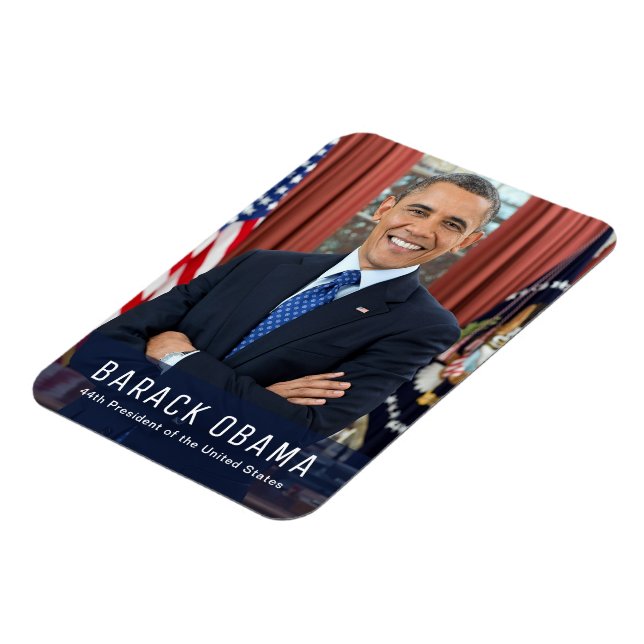 Íman Barack Obama 44, EUA - Fotografia Magnet (Left Side)