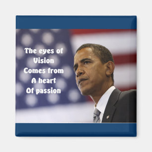 Íman Barack Obama coração de ímãs paixão