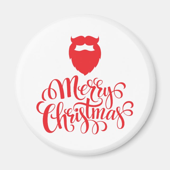 Íman Barba Papai noel de Natal (Frente)