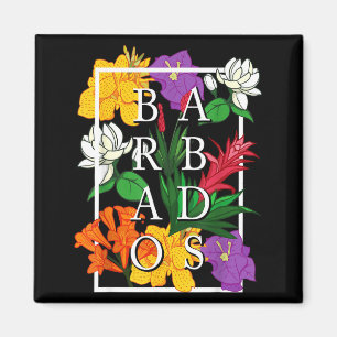 Íman Barbados Bajan Flor de Orgulho Floral