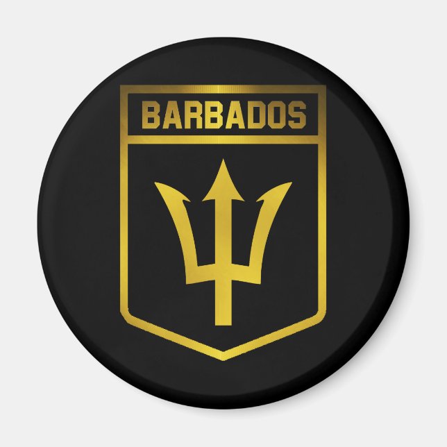 Íman Barbados Emblem (Frente)