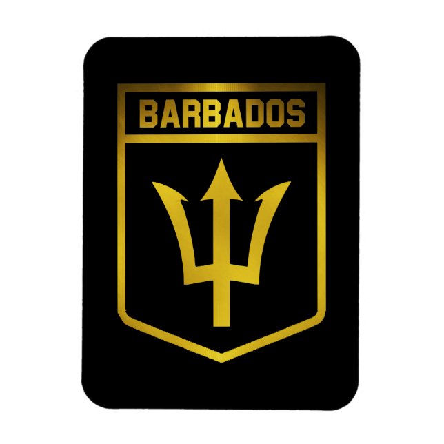 Íman Barbados Emblem (Vertical)