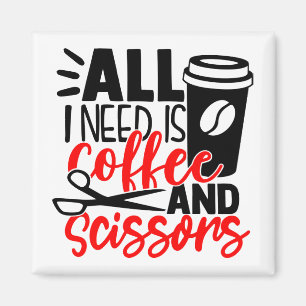 Íman Barbeiro Engraçado Hairdresser Cujo Cabelo É Est