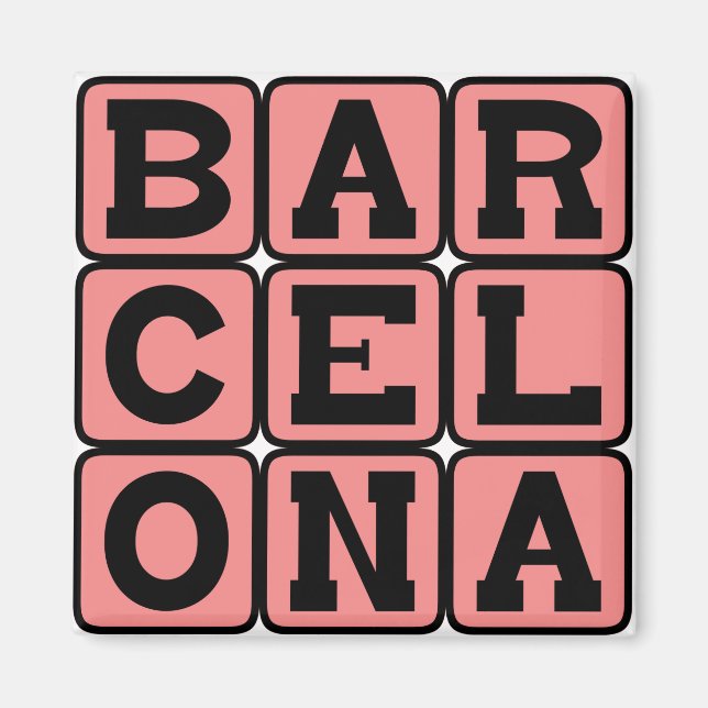 Íman Barcelona, Cidade na Espanha (Frente)