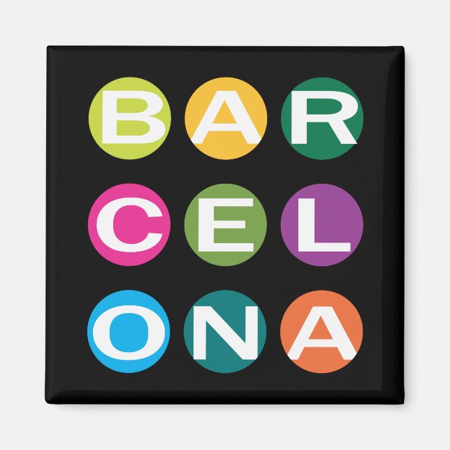 Íman BARCELONA Magnet (Frente)