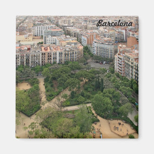 Íman Barcelona panorama da Sagrada Família