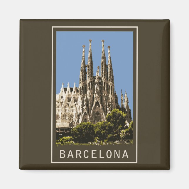 Íman Barcelona Sagrada Familia (Frente)