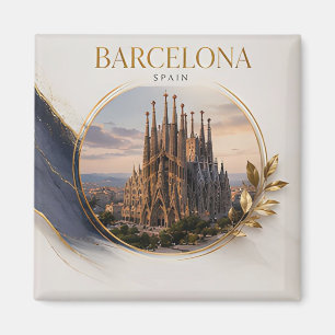 Íman 🌇 Barcelona Sagrada Familia Viagem Espanha 🇪🇸