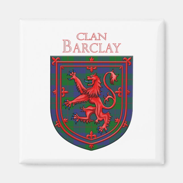 Íman Barclay Hunting Tartan Xadrez Escocesa (Frente)