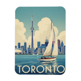 Íman Barco à Vela Antigo em Toronto Canadá Viagem