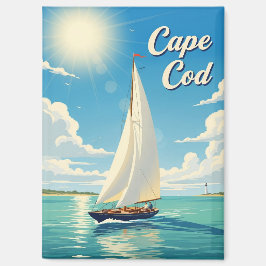 Íman Barco à vela em Cape Cod Massachusetts Viagem