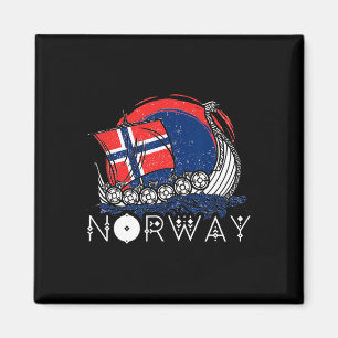 Íman Barco Bandeira Norueguesa Noruega Navio Viking Org