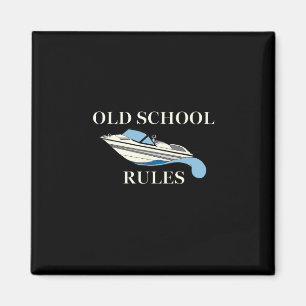 Íman Barco de Esqui Aquático Amante do Lago Regras Anti