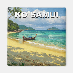 Íman Barco de pesca Ko Samui Tailândia