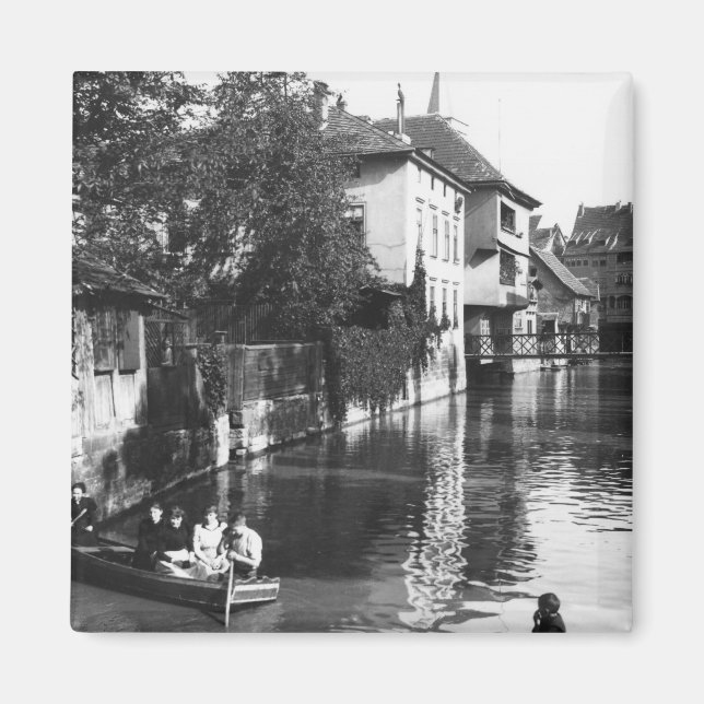 Íman Barco do rio Gera em Erfurt (Frente)