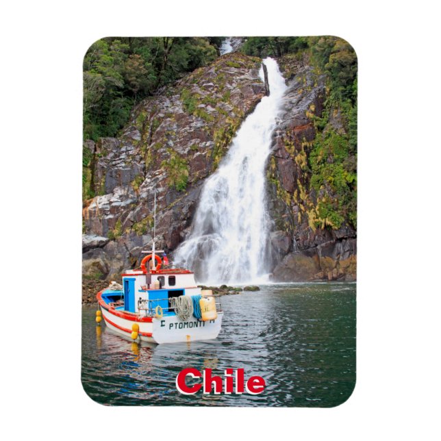 Íman Barco e cachoeira, Chile (Vertical)