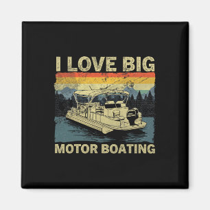 Íman Barco Engraçado Adoro Motobota Grande Barco