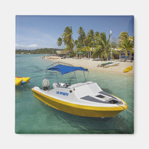Íman Barco motorizado e barco banana