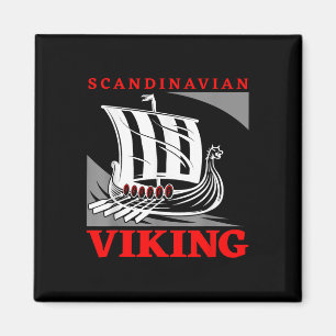 Íman Barco Viking Escandinavo Dragão Drakkar Thor 