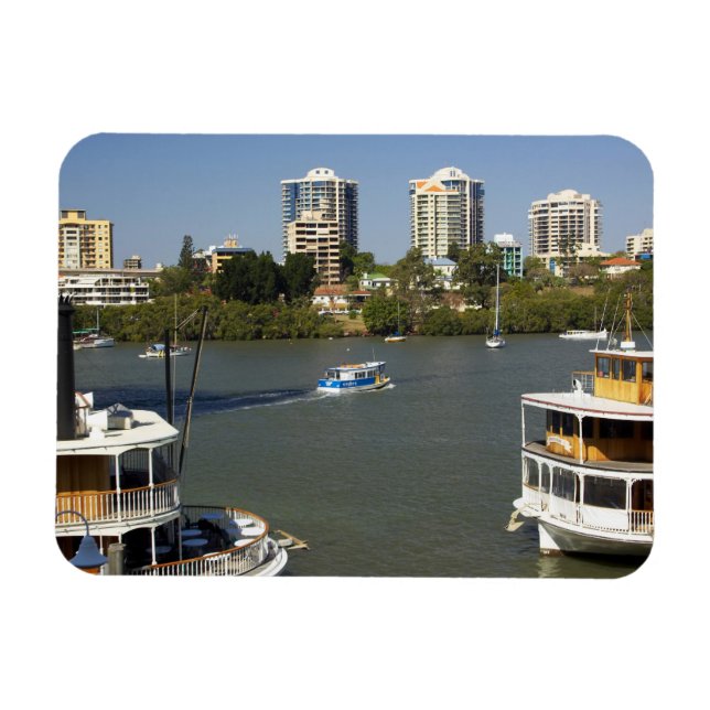 Íman Barcos a Vapor, Rio Brisbane, Brisbane, (Horizontal)