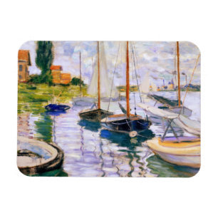 Íman Barcos à vela no Sena do Petit Claude Monet