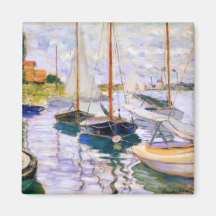 Íman Barcos à vela no Sena em Petit Claude Monet
