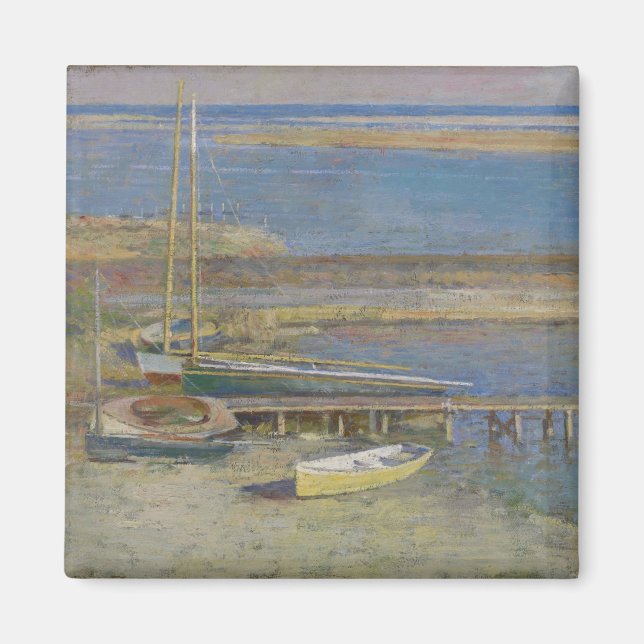 Íman Barcos com aterrissagem (Paisagem de Nova Inglater (Frente)